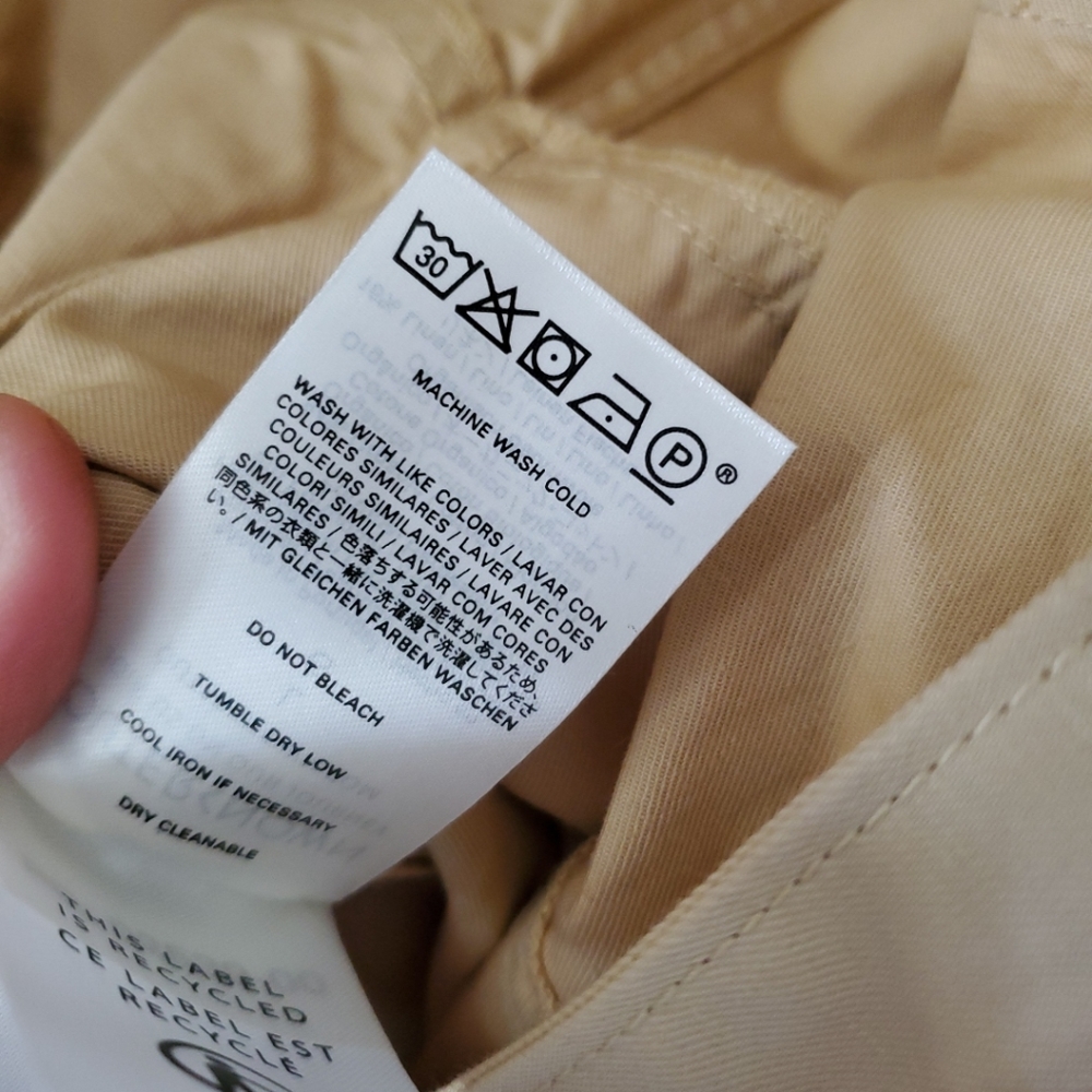 Outerknown Station Jumpsuit Coveralls organic cotton Womens S Sand Cotton $178 - Picture 14 of 15